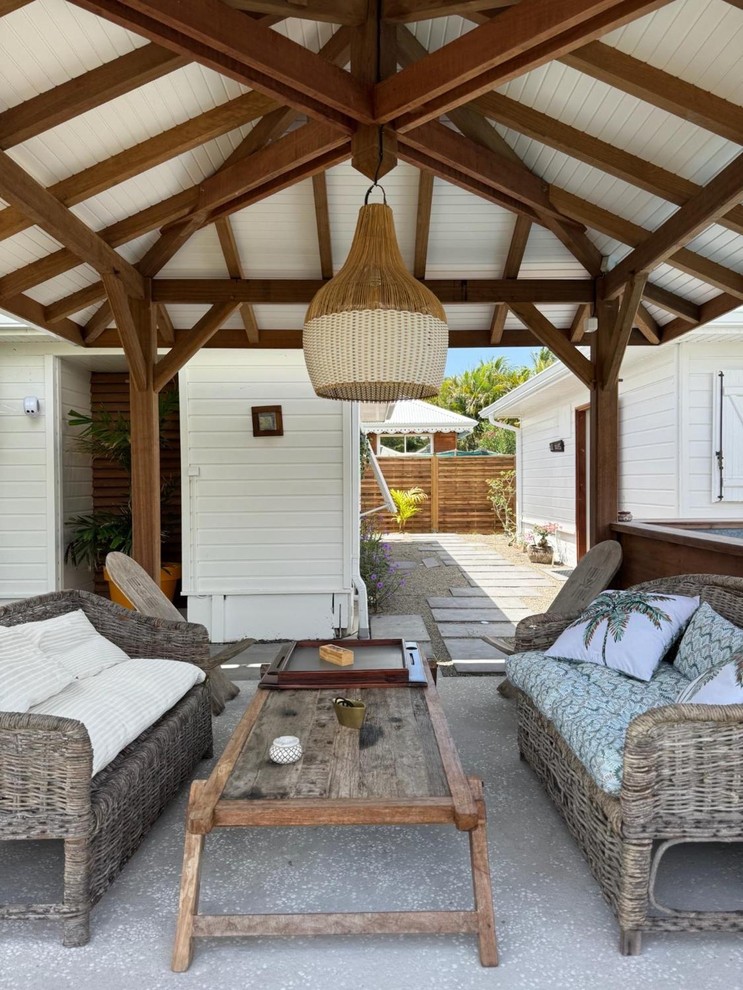 Les Cabanes Cosy A 2 Pas Du Lagon - Charme Et Confort Le François Esterno foto